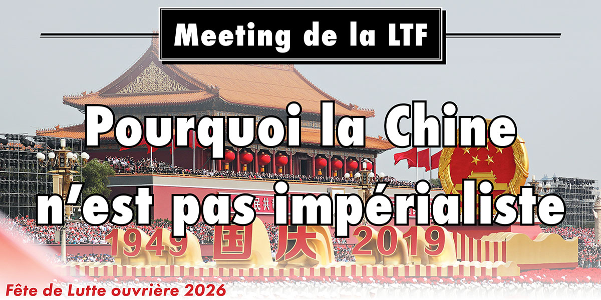 Pourquoi la Chine n'est pas impérialiste