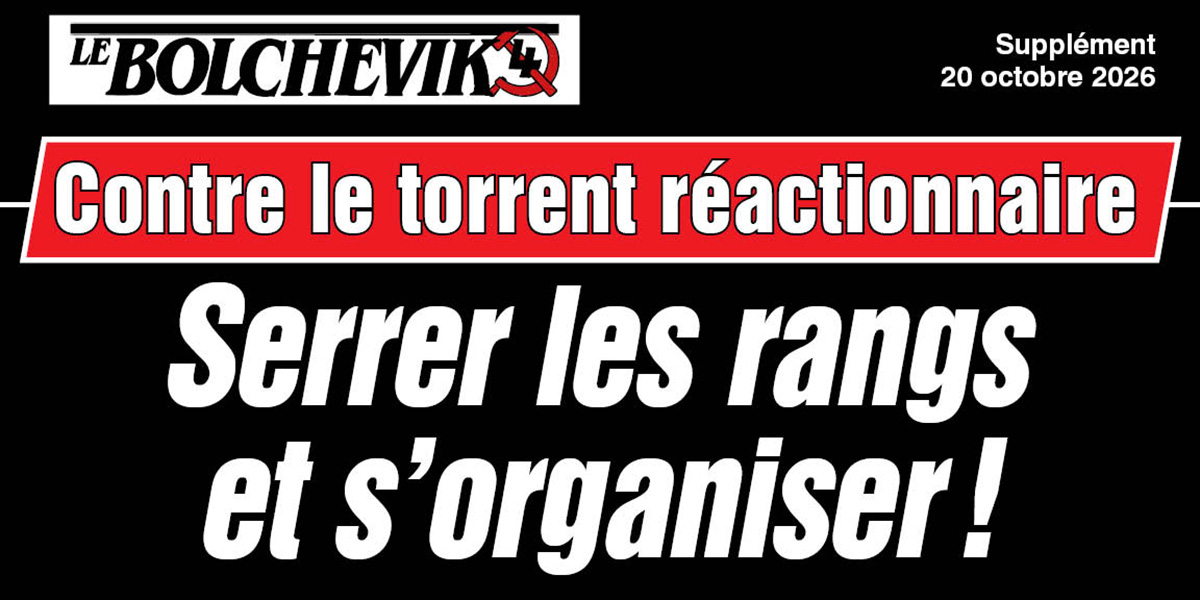 Serrer les rangs et s’organiser !