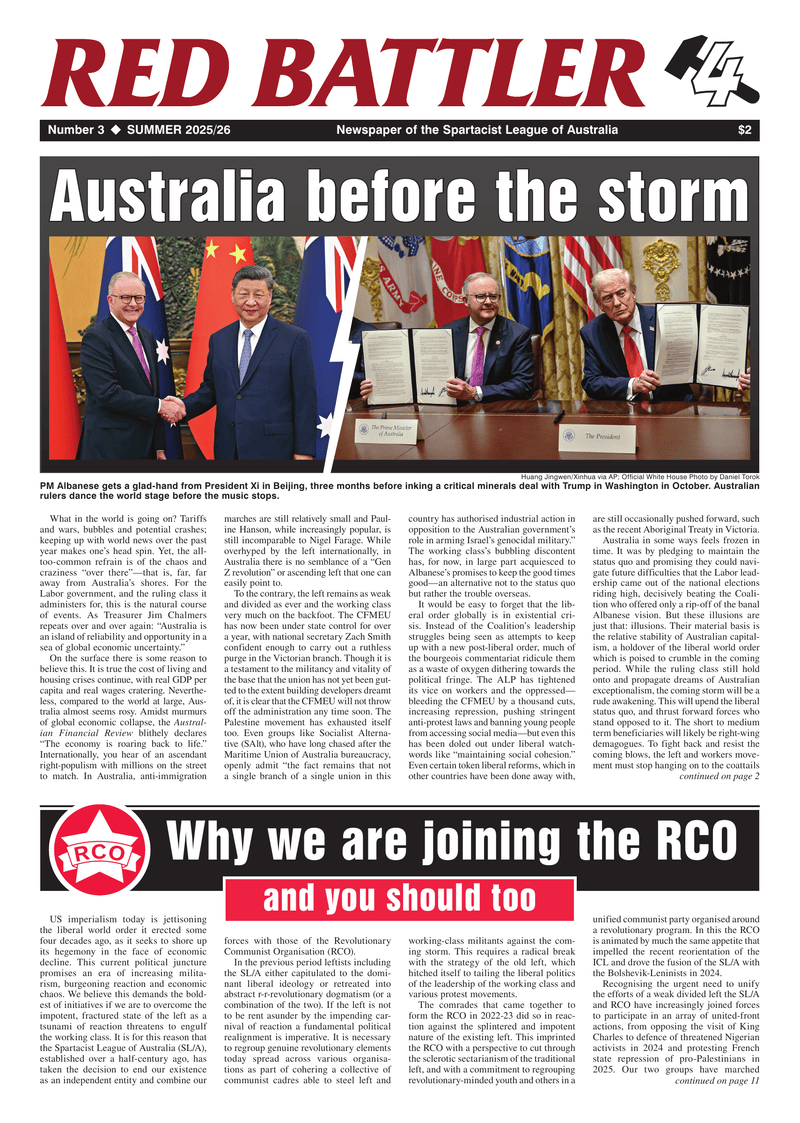 Red Battler No. 3 | 14 December 2025