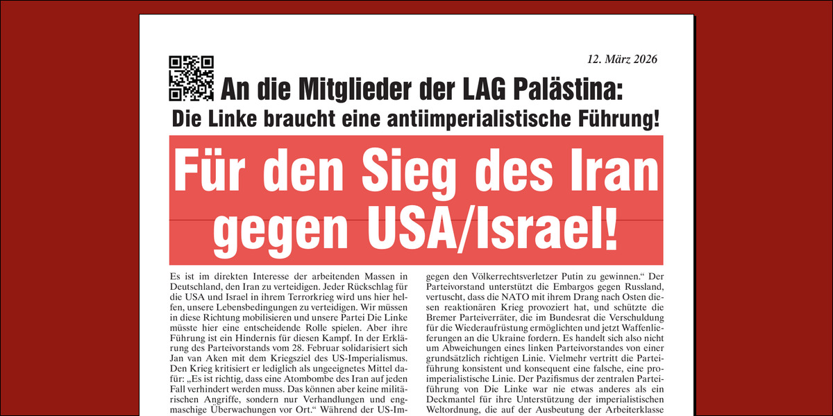 Für den Sieg des Iran gegen USA/Israel!